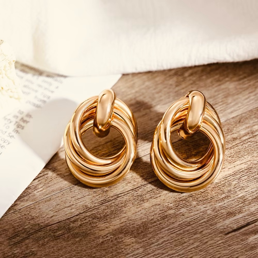 Elegant Gold  Plated Earrings